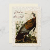 トルコ野生のオードボンバ絵画ードズ 招待状 (正面/裏面)