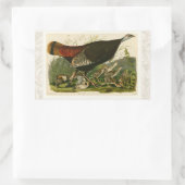 トルコ野生のオードボンバ絵画ードズ 長方形シール (バッグ)