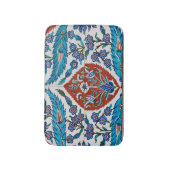 トルコ陶器の花柄 バスマット (正面縦)