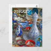 トルコ陶磁器 ポストカード (正面/裏面)