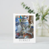トルコ陶磁器 ポストカード (スタンド正面)