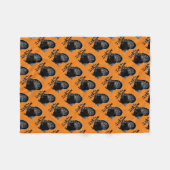 トルコ風見図 フリースブランケット (正面(横))