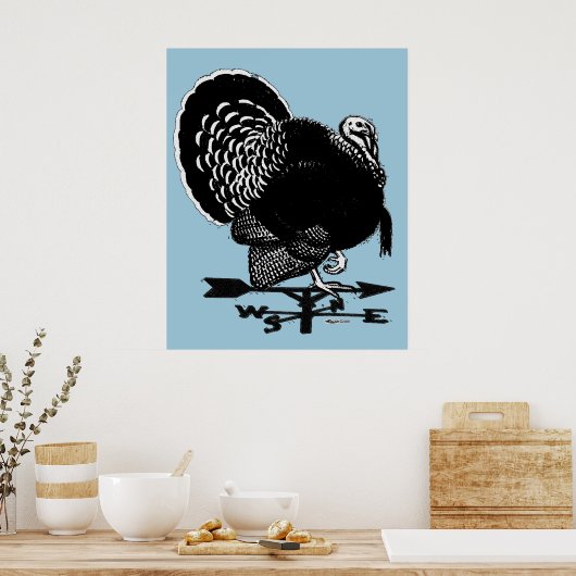 トルコ風見図 ポスター (キッチン)