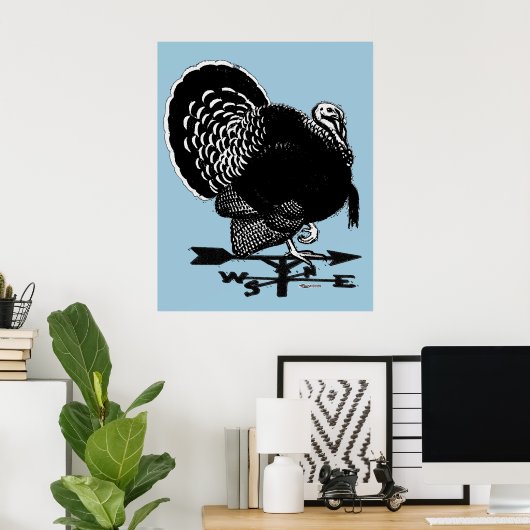 トルコ風見図 ポスター (ホームオフィス)