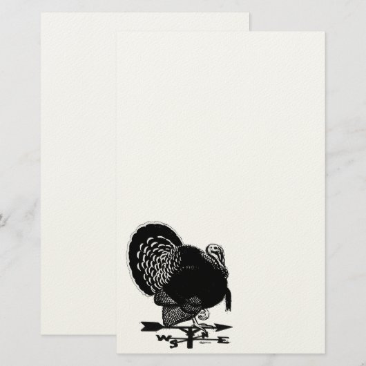 トルコ風見図 便箋 (正面/裏面)