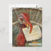 トルコ食べ物の11月カレンダー ポストカード (正面/裏面)