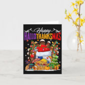 トルコ魔女バレーボールボールクリスマスライトハロタン カード (黄色い花)