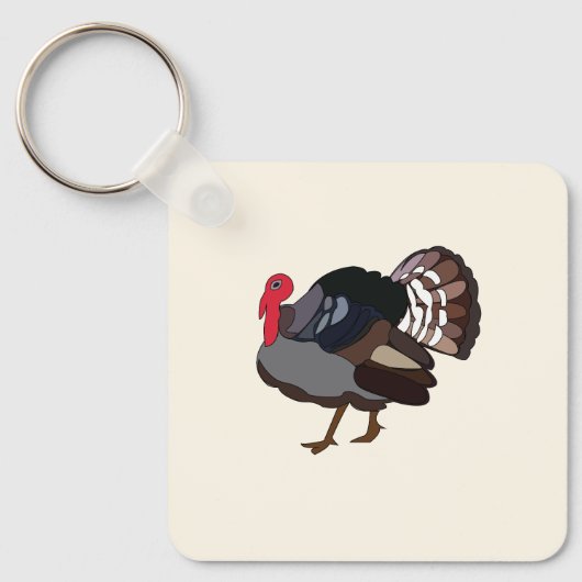 トルコ鳥トルコ キーホルダー (正面)