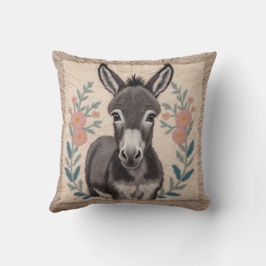 トルコ黒白ロンドンキーキリム枕 クッション (裏面)