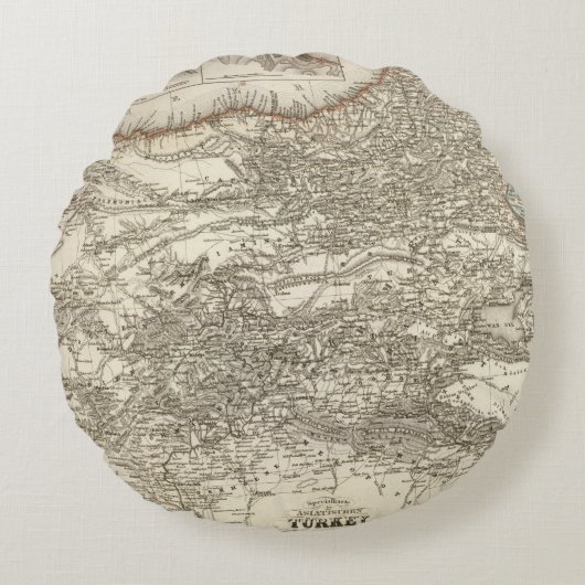 トルコ5 ラウンドクッション (正面)