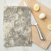 トルコ5 2 キッチンタオル (四つ折り)