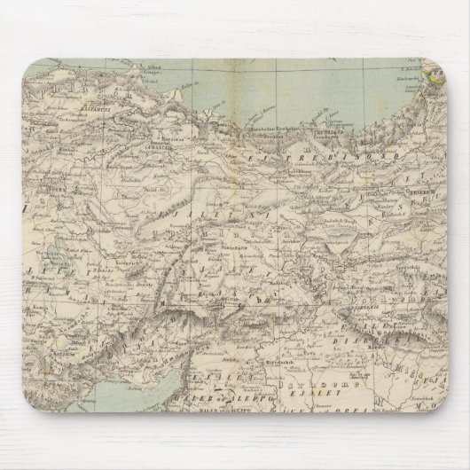 トルコ·アトラスの地図 マウスパッド (正面)