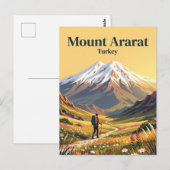 トルコ アララト山 ポストカード (正面/裏面)