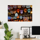 トルコ，イスタンブールのグランドバザール ポスター (ホームオフィス)