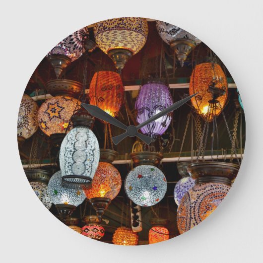 トルコ·イスタンブールのグランドバザール ラージ壁時計 (正面)
