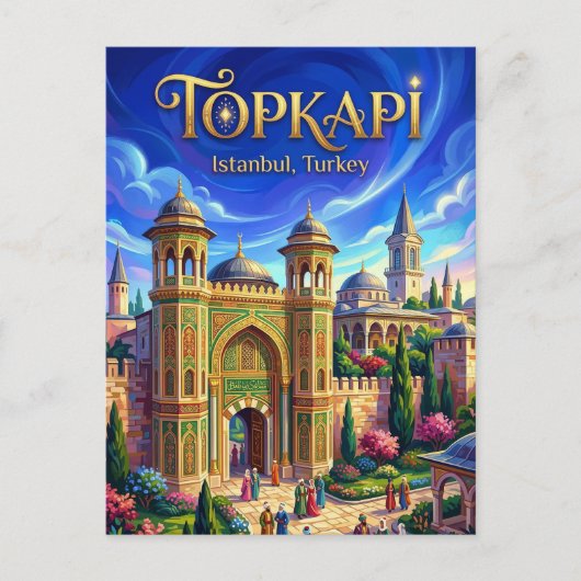 トルコ・イスタンブールのトプカピ宮殿, マルマラ ポストカード (正面)