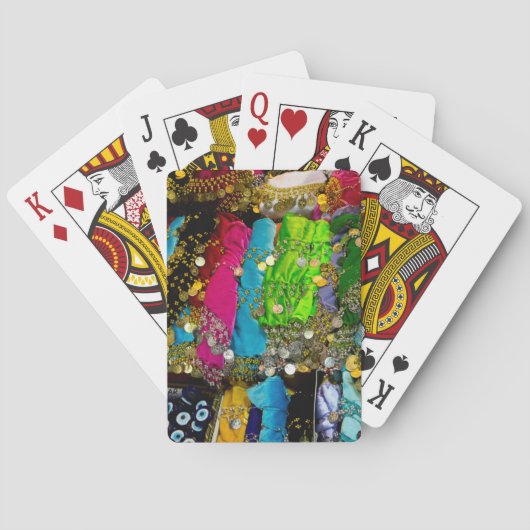 トルコ·イスタンブールの香辛料市場での販売品 トランプ (裏面)