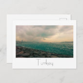 トルコ イスタンブール市景観 ボスポラス海峡 ポストカード (正面/裏面)