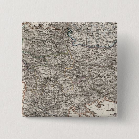 トルコ，イスタンブール2 缶バッジ (正面)