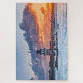 トルコ，イスタンブール-オルタコイ·ジグサのバロック式モスク ジグソーパズル (縦)