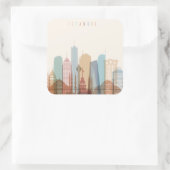 トルコ，イスタンブール |スカイライン スクエアシール (バッグ)