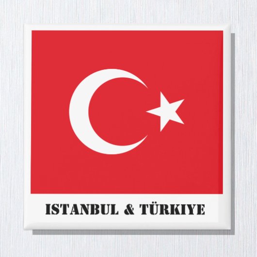 トルコ イスタンブール トゥルキエ国旗 マグネット
