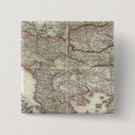 トルコ，イスタンブール 缶バッジ (正面)