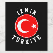 トルコ，イズミール ワインラベル (シングルラベル)