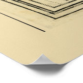 トルコ、オスマン帝国の地図(1680) ポスター (角)