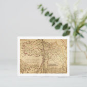 トルコ、オスマン帝国パノラママップトルコ ポストカード (スタンド正面)