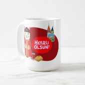 トルコ・オスマン文化の猫 Hayırlı Olsun コーヒーマグカップ (正面左)