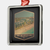 トルコ・カイコス諸島 メタルオーナメント (左)