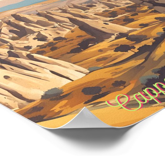 トルコ，カッパドキア ポスター (角)