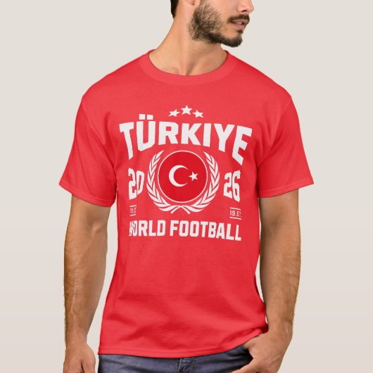 トルコ サッカー 2026 Tシャツ (正面)