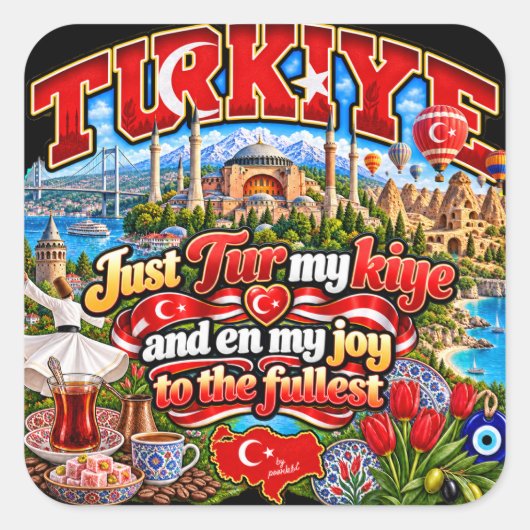 トルコ ステッカー (正面)