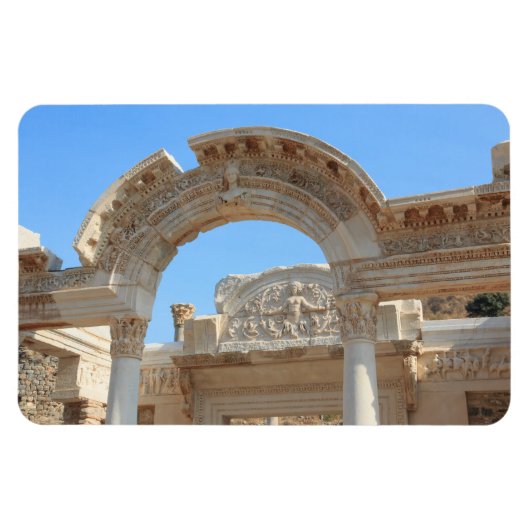 トルコ、セルチュク|古代都市エフェソス マグネット (横)