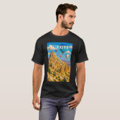 トルコ・テュルキエ イラスト 旅行 アート ヴィンテージ Tシャツ (正面フル)