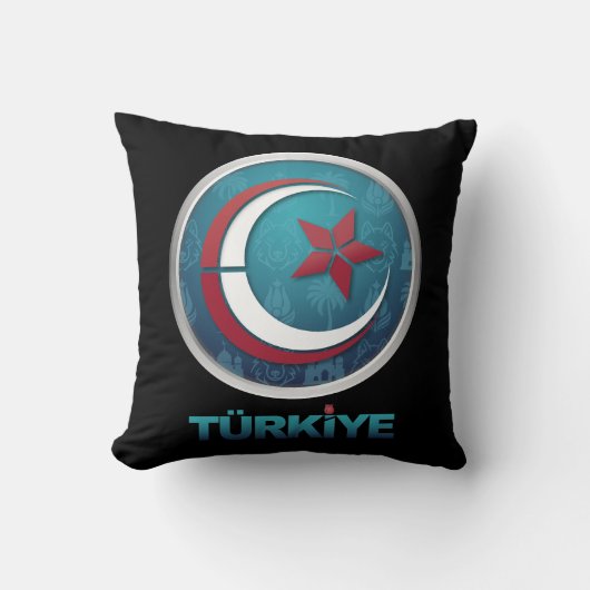 トルコ トゥルキエ ヨーロッパ アジア クッション (正面)