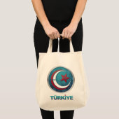 トルコ トゥルキエ ヨーロッパ アジア トートバッグ (正面(商品))