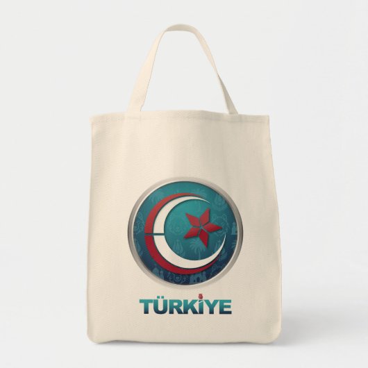トルコ トゥルキエ ヨーロッパ アジア トートバッグ (正面)