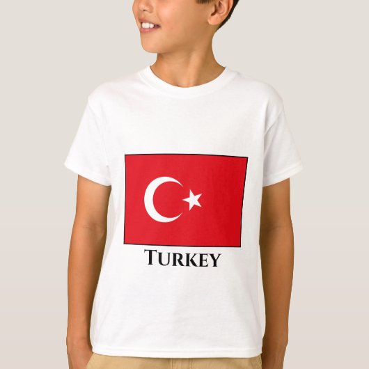 トルコ（トルコ）国旗 Tシャツ (正面)