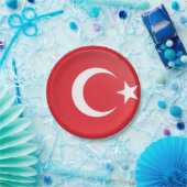 トルコ（トルコ）旗 ペーパープレート (パーティー)