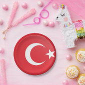 トルコ（トルコ）旗 ペーパープレート (パーティー)