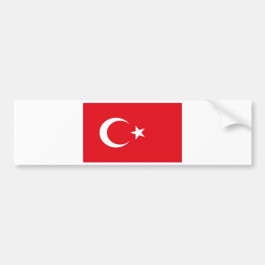 トルコ バンパーステッカー (正面)