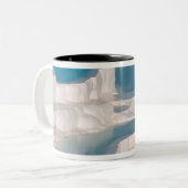 トルコ、パムッカレ·コットン·キャッスル)。 ツートーンマグカップ (正面左)