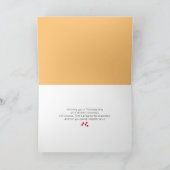 トルコ&パンプキンハユーモアのあるイドトム感謝祭 カード (内部)