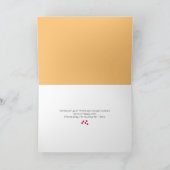 トルコ&パンプキンユーモアのある急いで、トム!サンクスギビング カード (内部)