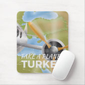 トルコ ビンテージ 旅行ポスター マウスパッド (マウス)