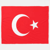 トルコ フリースブランケット (正面(横))