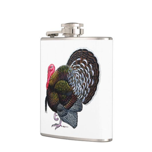 トルコ：ブロンズ・トム フラスク (左)